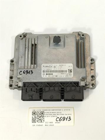 CENTRALINA MOTORE FORD B - Max Berlina CV1A-12A650-GC 0281031525 UGJC diesel 1499 (12)