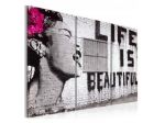 Quadro Life Is Beautiful ARREDALACASA