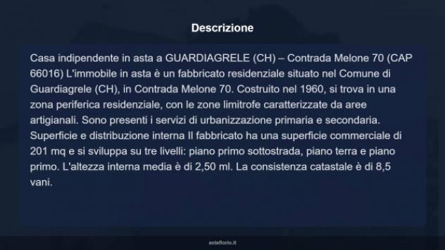 Immobile in asta di 201 m² con più di 5 locali in vendita a Guardiagrele - Foto 5