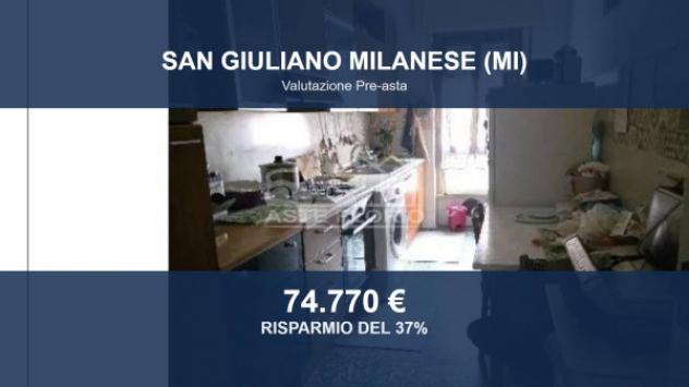 Immobile in asta di 83 m², box auto in vendita a San Giuliano Milanese