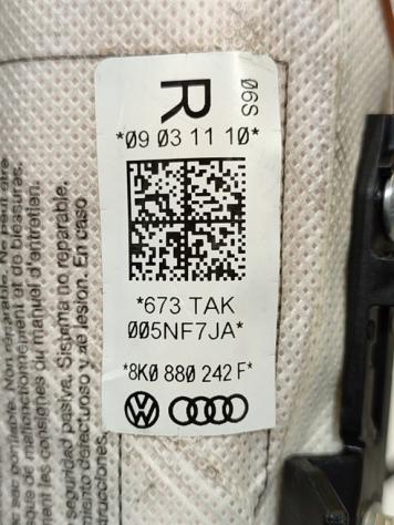 AIRBAG SEDILE DESTRO AUDI A4 Berlina 8K0880242F CAG (1114) - Foto 3