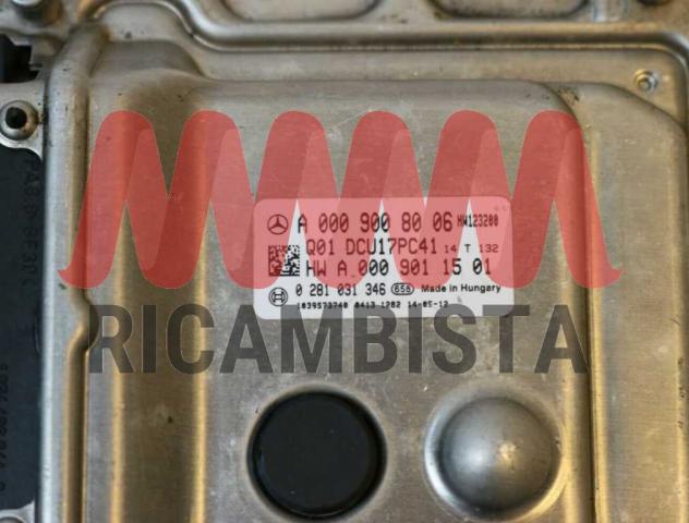 A0009008006 Mercedes Vito W447 centralina motore Bosch 0281031346 - Foto 2