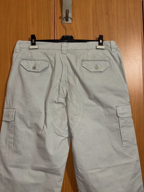 PANTALONI COME NUOVI MA VINTAGE,DA UOMO,IN COTONE,MARCA”P & LOT”RACING WEAR - Foto 10