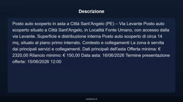 Immobile in asta di 14 m² in vendita a Città Sant'Angelo - Foto 3