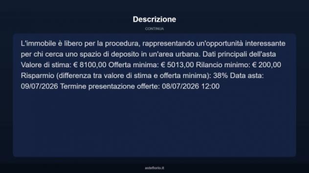Immobile in asta di 5 m² in vendita a Prato - Foto 5
