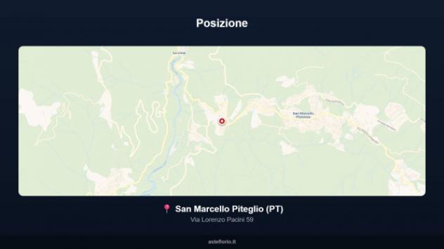 Immobile in asta di 128 m², box auto in vendita a San Marcello Piteglio - Foto 2