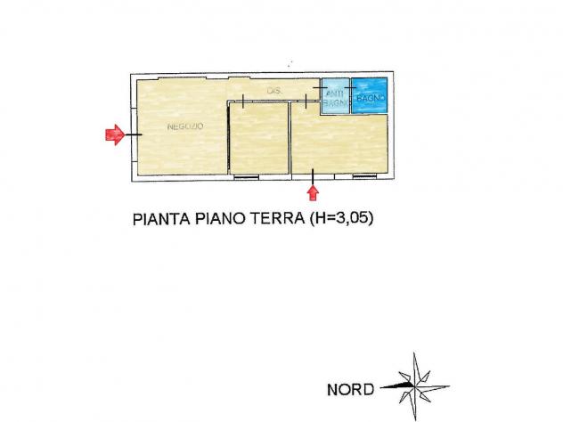 Locale comm.le/Fondo in vendita a Arancio - Lucca 70 mq  Rif: 1375090