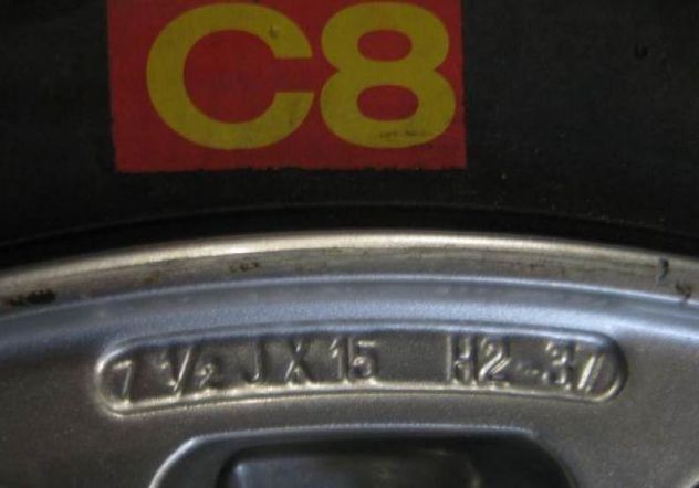 CERCHI IN LEGA LANCIA DELTA INTEGRALE EVOLUZIONE 15 x 7 1/2 - Foto 5