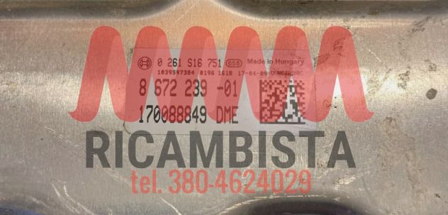 8672239-01 BMW M5 centralina motore Bosch 0261S16751