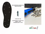 CHIODI STIVALI PESCA CON SUOLE FELTRO, WADING BESTGRIP + CHIAVE MONTAGGIO