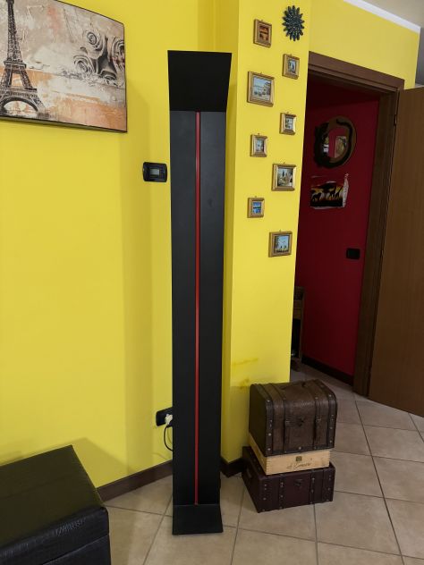 Lampada nera moderna led