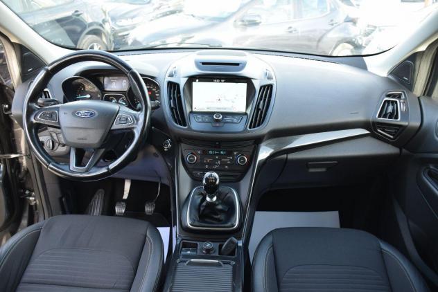 FORD Kuga 1.5 TDCI 120CV 6m SS 2WD Titanium - NAVI - CRUISE - BT - SENSORI - PELLE - LED - RETROCAMERA - Foto 8