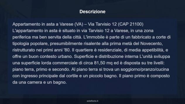 Immobile in asta di 81 m² in vendita a Varese - Foto 14