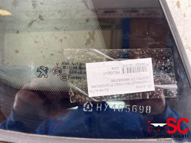 VETRO FISSO POSTERIORE DX PEUGEOT 2008 1° Serie 9800983780 (13) - Foto 4