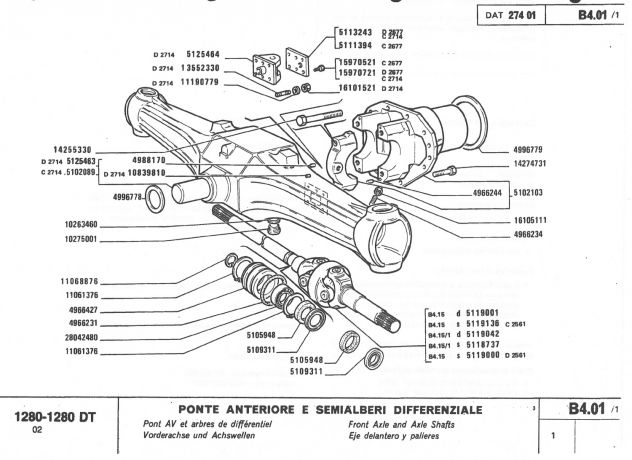 Manuali per Manuali per trattore Fiat 1280 - Foto 4