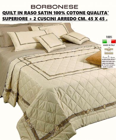 QUILT COPRILETTO BORBONESE MATRIMONIALE - Foto 6