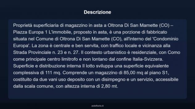 Immobile in asta di 111 m² in vendita a Oltrona di San Mamette - Foto 5