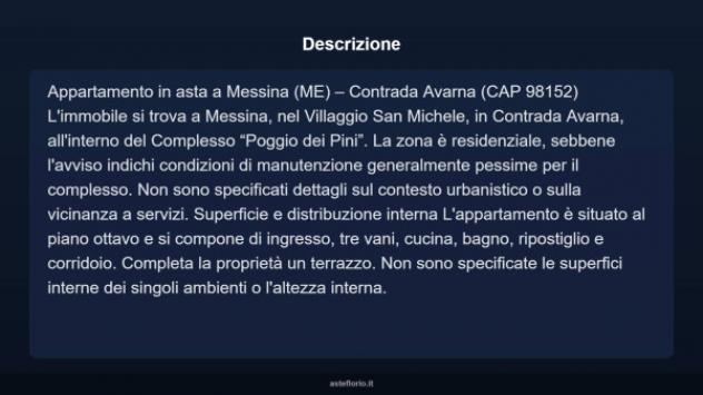 Immobile in asta di 92 m², box auto in vendita a Messina - Foto 3