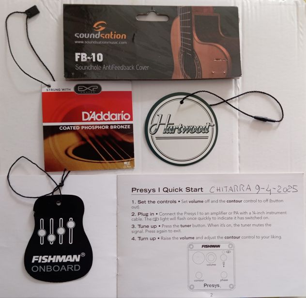 Chitarra Harwood Nuova, modello Dreadnought - Foto 4
