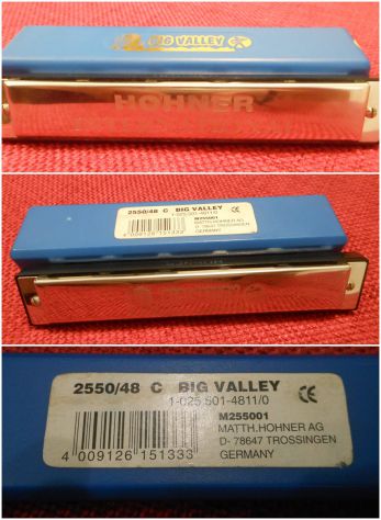 Armonica diatonica Hohner Big Valley international, Nuova armonica Hohner. - Foto 5