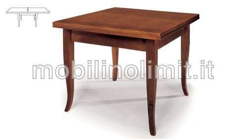 Tavolo allungabile a libro (90x90) - Nuovo