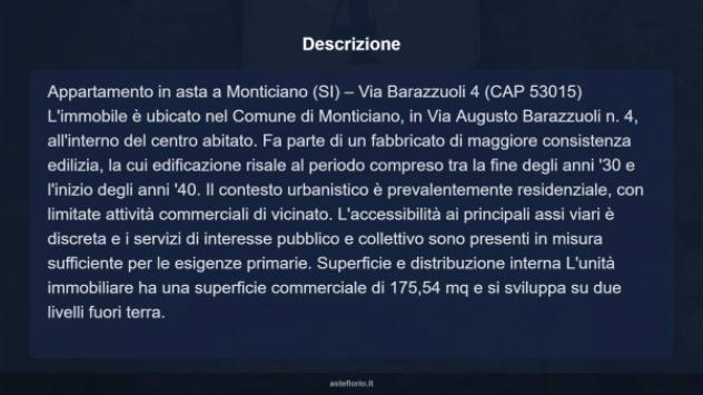 Immobile in asta di 175 m² con più di 5 locali in vendita a Monticiano - Foto 16