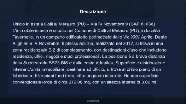 Immobile in asta di 219 m² in vendita a Colli al Metauro - Foto 9
