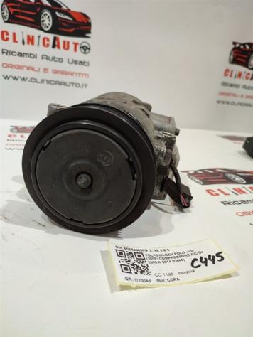 COMPRESSORE A/C VOLKSWAGEN Polo 5° Serie 6Q0820808G CGP benzina 1198 (0917) - Foto 5