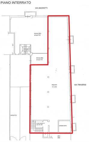MILANO, VIA AMORETTI - MAGAZZINO 303 MQ CON ACCESSO CARRAIO - Foto 11