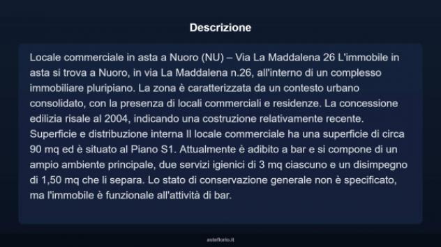 Immobile in asta di 90 m² in vendita a Nuoro - Foto 4