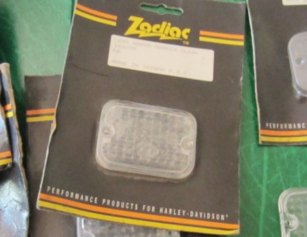 Harley Davidson plastiche fanalini Zodiac trasparenti