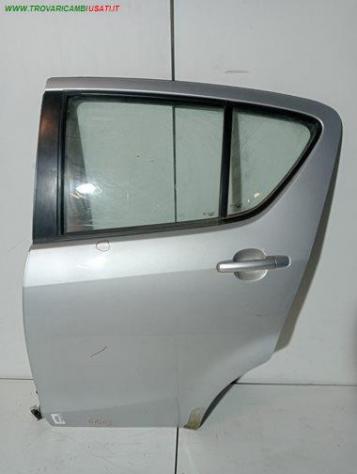 PORTA POST.DX. GRIGIO CON SE 999-U1309672 Carrozzeria  Lamierati esterni  Porte  Porta post. dx. OPEL - AGILA B - 01-03-2008 - 01-06-2015, SUZUKI - SP