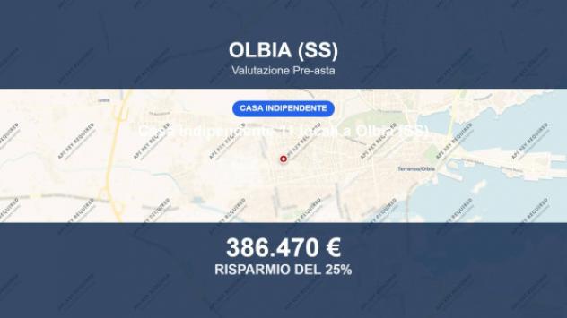 Immobile in asta di 244 m² con più di 5 locali in vendita a Olbia
