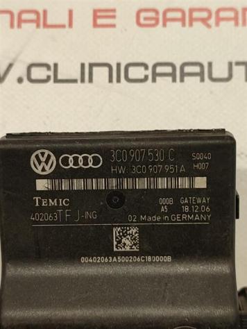 CENTRALINA GATEWAY VOLKSWAGEN Passat Berlina 4° Serie 3C0907530C BMP diesel 1968 (0510) - Foto 2
