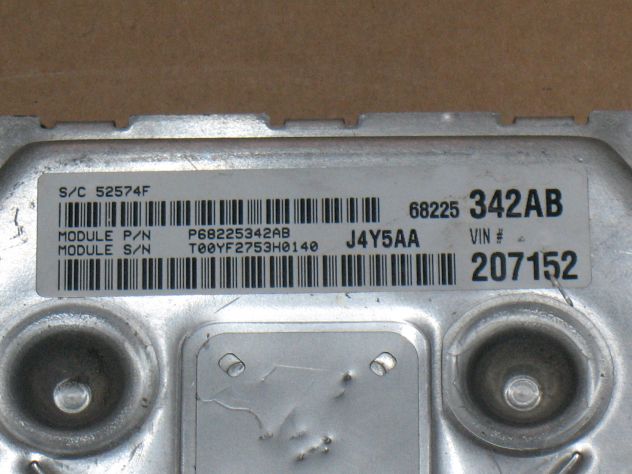 P05150779AB ECU CAMBIO FIAT FREEMONT 2.0 05150779AB P68225342AB 68225342AB - Foto 3