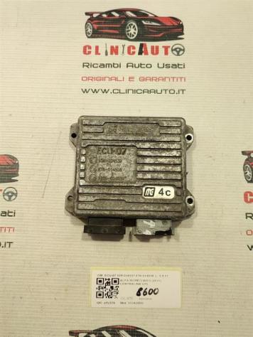 CENTRALINA GPL ALFA ROMEO Mito Serie (955_) ECU-07 10R-024537 67R-014538 312A2000 benzina 875 (08)