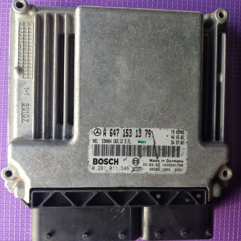 CENTRALINA MOTORE MERCEDES W211 E270 2.7 CDI BOSCH 0 281 011 346, 0281011346, A6