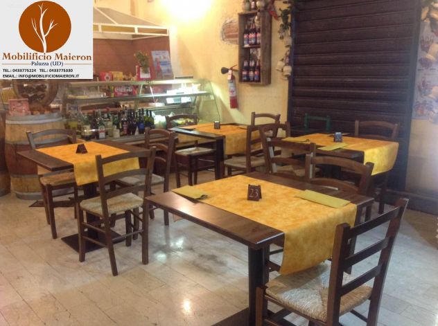 Sedie Tavoli Trieste Per Arredamento Bar Ristorante Pizzeria Pub cd140 - Foto 5