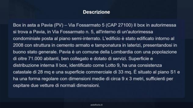 Immobile in asta di 28 m² in vendita a Pavia - Foto 7