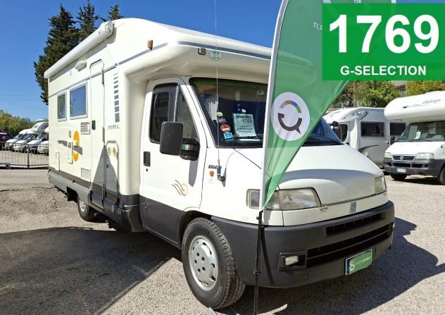 CAMPER BENIMAR DUCATO SEMINTEGRALE DINETTE LETTO FRANCESE PORTAMOTO CLIMATIZZATORE FOTOVOLTAICO CAMPEGGIO USATI GENERALI 1769