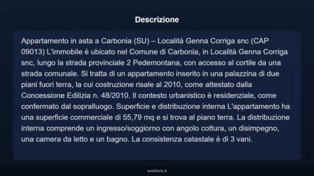 Immobile in asta di 55 m² in vendita a Carbonia - Foto 5