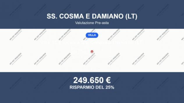 Immobile in asta di 510 m² con più di 5 locali in vendita a Santi Cosma e Damiano