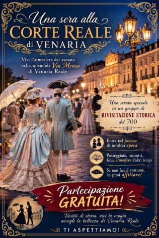 01/10  - 02/10:Evento in costume a Venaria Reale