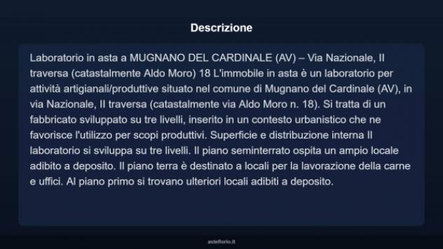 Immobile in asta di 300 m² in vendita a Mugnano del Cardinale - Foto 2