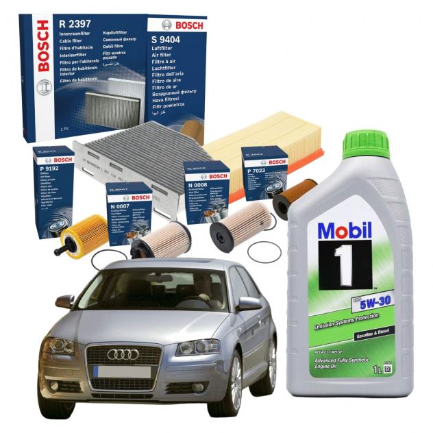 Kit Tagliando + Olio Boscktb019+Mobil5W30