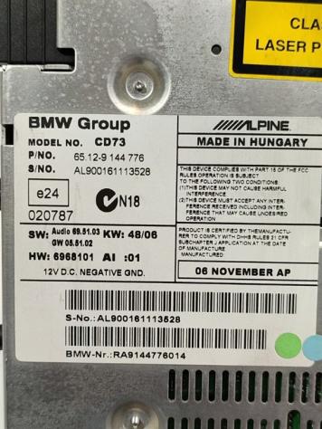 AUTORADIO BMW Serie 3 E90 Berlina 9144776 M47N204D4 (0508) - Foto 5