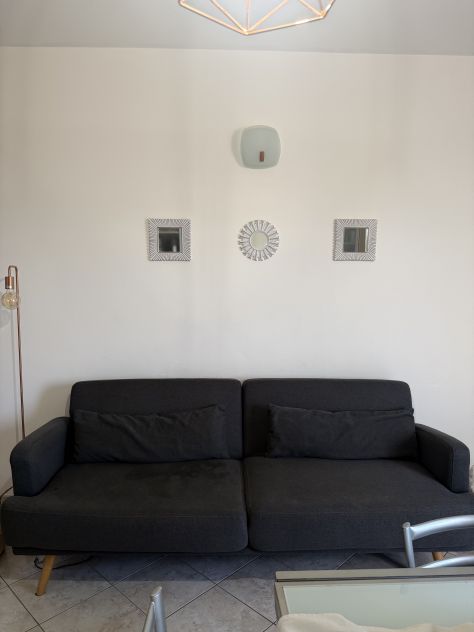DIVANO LETTO MAISON DU MONDE 220 CM + 2 CUSCINI