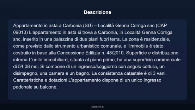 Immobile in asta di 54 m² in vendita a Carbonia - Foto 4