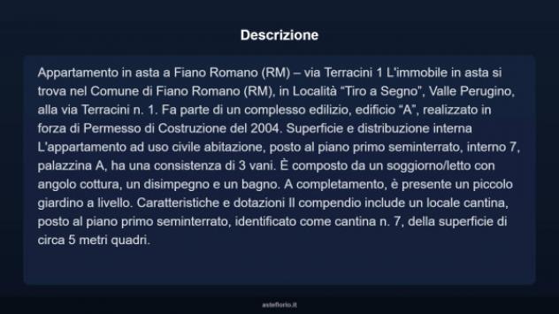 Immobile in asta di 58 m² in vendita a Fiano Romano - Foto 17
