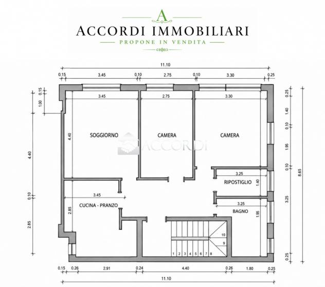 PALAZZO di 9 vani e di 350 mq (MONTEBELLUNA) rif. PE27 - Foto 17